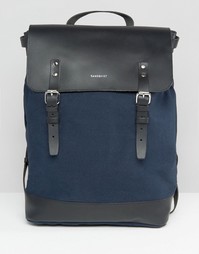 Темно-синий рюкзак Sandqvist Hege - Темно-синий