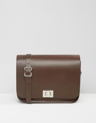 Сумка через плечо The Leather Satchel Company - Milk chocolate