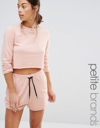Укороченный комбинируемый свитшот Missguided Petite - Розовый