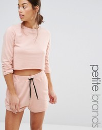 Укороченный комбинируемый свитшот Missguided Petite - Розовый