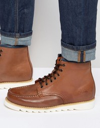 Светло-коричневые кожаные ботинки Bellfield Heritage - Рыжий