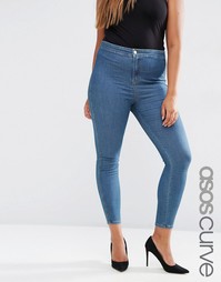 Синие джеггинсы ASOS CURVE Rivington - Синий