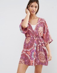 Minkpink Psychadelia Dressing Gown - Розовый