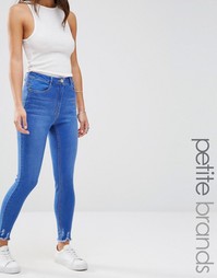 Джинсы с завышенной талией Missguided Petite Sinner - Синий