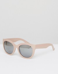 Солнцезащитные очки кошачий глаз Monki - Matte grey