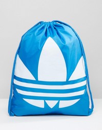 Синий рюкзак на шнурке adidas Originals AJ8987 - Синий