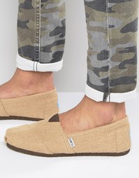 Классические брезентовые эспадрильи Toms - Рыжий