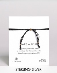 Регулируемый браслет из нескольких шелковых нитей Dogeared Make A Wish