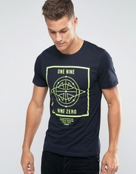 Футболка с круглым вырезом Jack and Jones - Темно-синий