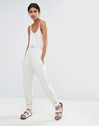 Y.A.S Minna Sweat Jumpsuit - Светло-серый