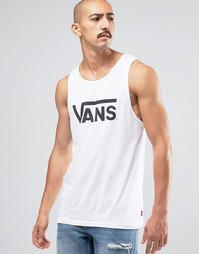 Белая майка с логотипом Vans VY8VYB2 - Белый