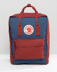 Контрастный рюкзак объемом 16 л Fjallraven Kanken - Синий