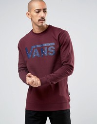 Vans Classic Crew Sweatshirt In Red V00YX0KF6 - Красный