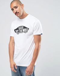 Vans OTW Logo T-Shirt In White VJAYYB2 - Белый