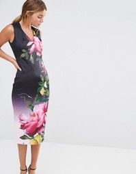 Облегающее платье с принтом Ted Baker Oldiva - Розовый