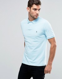 Футболка-поло узкого кроя Original Penguin Winston - Синий