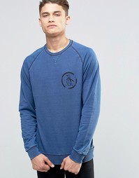 Трикотажный джемпер с круглым вырезом Original Penguin - Синий