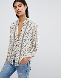 Рубашка с принтом Vila - Ракушка