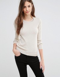 Кашемировый джемпер с круглым вырезом Sisley - 92c