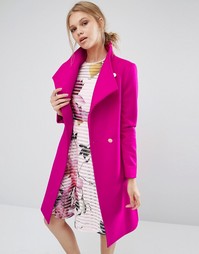 Розовое пальто Ted Baker Aurore - Розовый