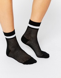 Носки с полосками Monki - Черный