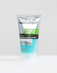 Скраб для умывания LOreal Paris Men Expert Pure &amp; Matte - 150 мл