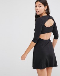 Приталенное платье мини ASOS - Черный