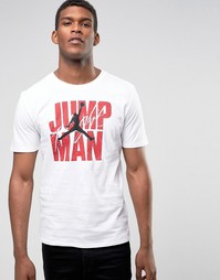 Белая футболка Nike Jordan Jumpman 801070-100 - Белый