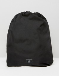 Черный рюкзак на шнурке ASOS - Черный