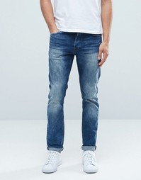 Классические выбеленные эластичные джинсы слим Only &amp; Sons