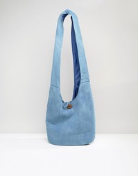 South Beach Slouch Chambray Beach Bag - Темно-синий