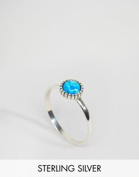 Серебряное кольцо с опалом Reclaimed Vintage - Серебряный