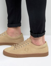 Замшевые кроссовки Fred Perry Underspin - Рыжий
