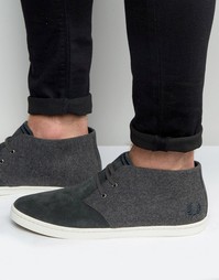 Ботинки чукка из смешанной шерсти и замши Fred Perry Byron - Серый