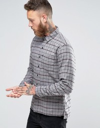 Клетчатая рубашка с одним карманом Levis Line 8 - Forged iron plaid