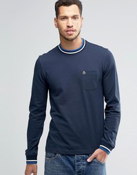 Лонгслив Original Penguin - Темно-синий