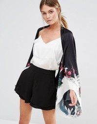 Шарф-кейп с принтом Ted Baker Brena - Черный