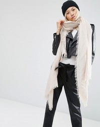 Легкий oversize-шарф ASOS - Oatmeal