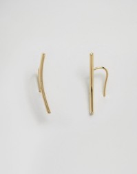 Серьги-гвоздики Pieces Perula - Золотой