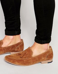 Замшевые лоферы с кисточками KG By Kurt Geiger Denton - Рыжий