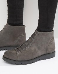 Walk London Bethnal Suede Monkey Boots - Темно-синий