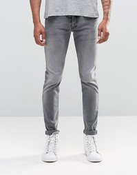 Светло-серые джинсы скинни Diesel Sleenker 674T - Светло-серый