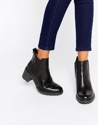 Черные кожаные ботинки челси Timberland - Черный гладкий