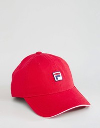 Кепка с логотипом Fila - Красный