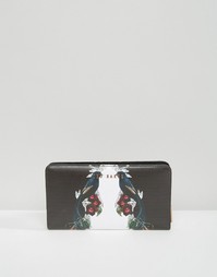 Кошелек на молнии с зеркальным птичьим принтом Ted Baker