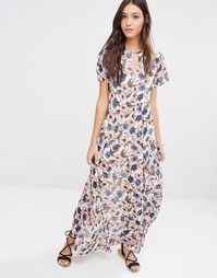 Платье макси с цветочным принтом Vero Moda - Цветочный