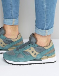 Кроссовки Saucony Shadow Original S2108-626 - Зеленый