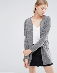 Кардиган с карманами Vero Moda - Светло-серый меланж