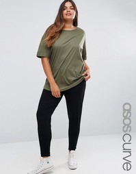 Однотонные брюки-галифе ASOS CURVE - Черный