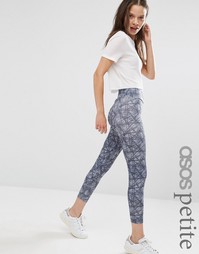 Леггинсы с принтом ASOS PETITE - Мульти